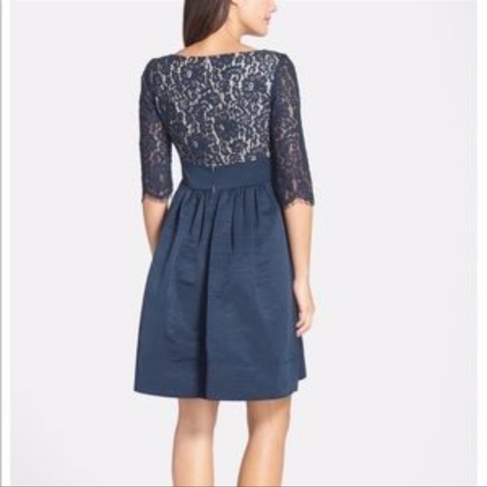 Eliza J Navy Lace Dress - Picture 5 of 16